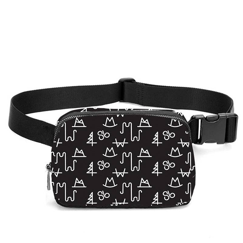 The Black Trendy Crossbody