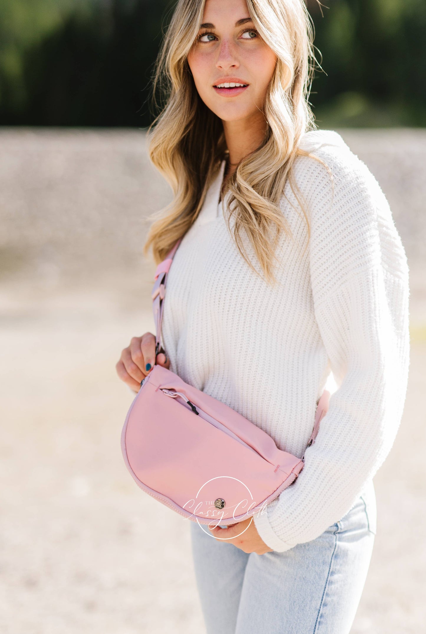 The Blush Pink Moon Belt Bag