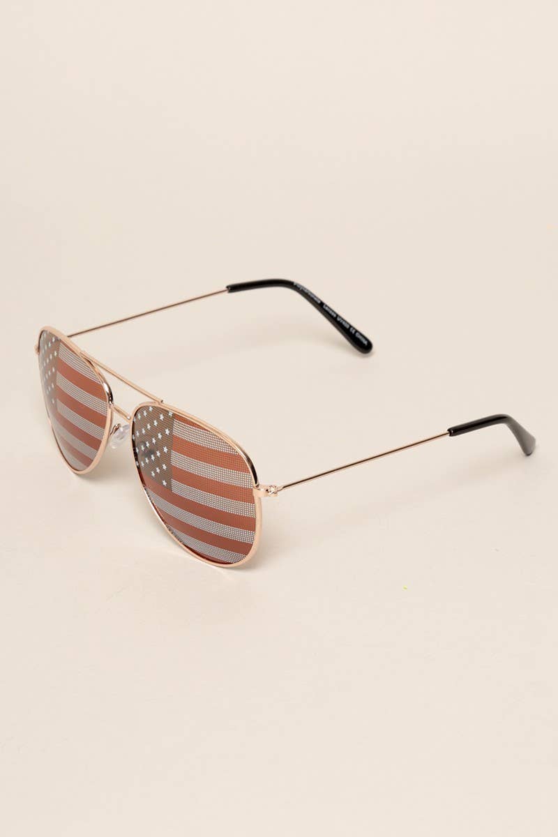 The American Flags Aviator Sunglasses