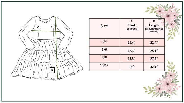 The Flower Check Print Dress