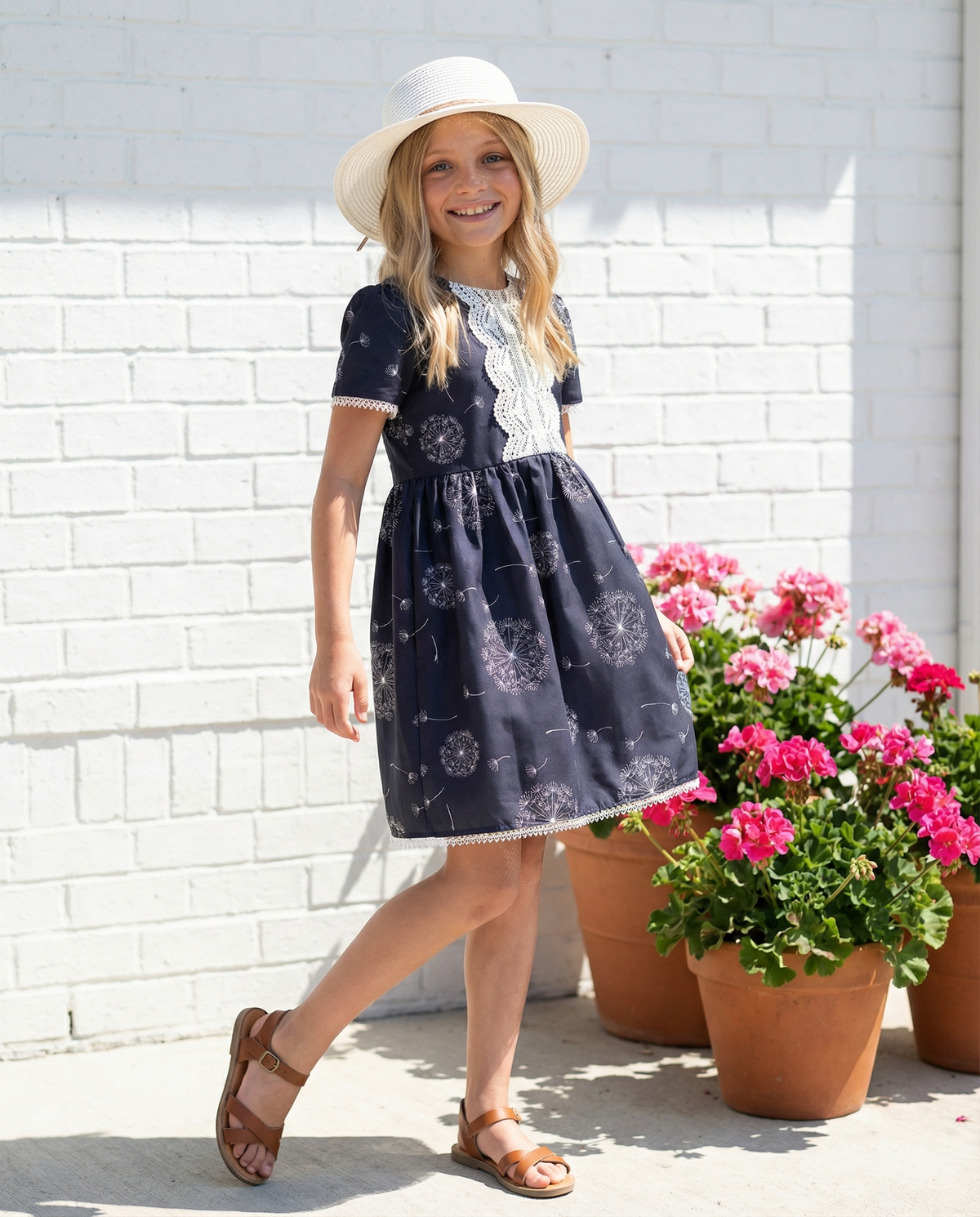 Girls Wishful Dandelion Lace Dress