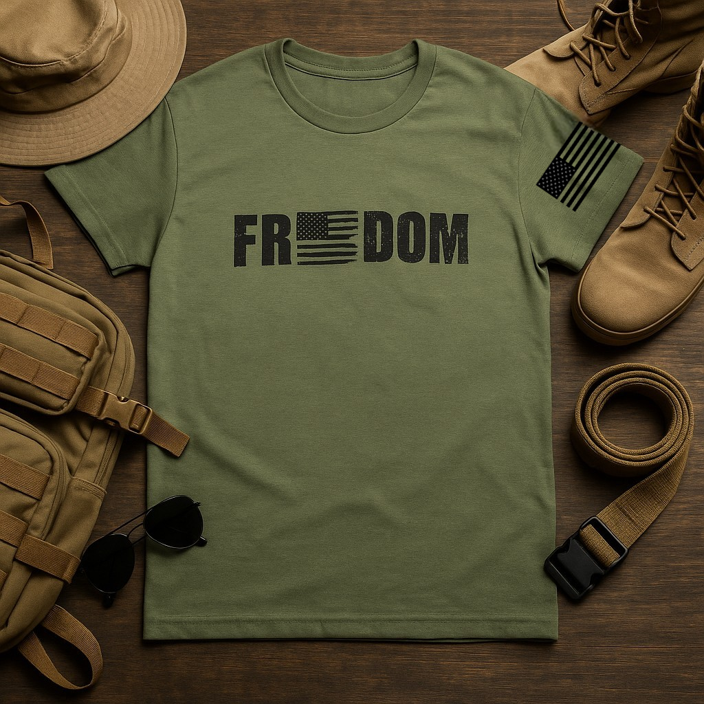 Youth Freedom Flag T-Shirt