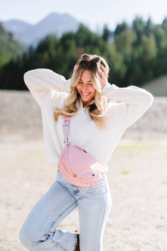 The Blush Pink Moon Belt Bag
